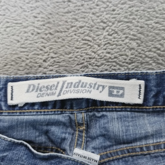 Diesel Jeans Mens 31x30 Blue Straight Button Fly Low Rise Stretch - Picture 5 of 11